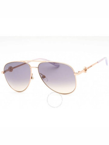 Marc Jacobs Grey Fuchsia Pilot Ladies Sunglasses MARC 653/S 0HZJ/FF 59 - MARC JACOBS - BALAAN 1