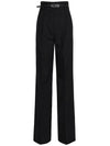 Black Pedroni Wool Pants PERDONI 003 - MAX MARA - BALAAN 1