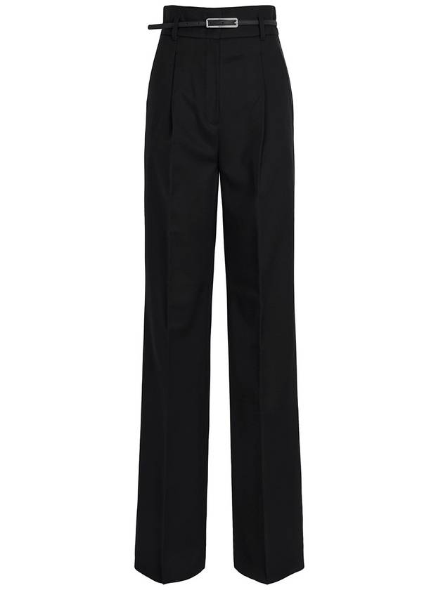 Black Pedroni Wool Pants PERDONI 003 - MAX MARA - BALAAN 1