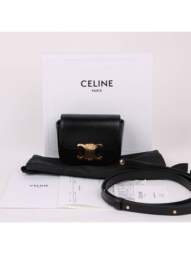 Black Triumph Nano Cross Bag - CELINE - BALAAN 10