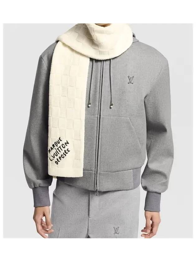 Damier Snug Scarf Cream - LOUIS VUITTON - BALAAN 2