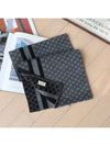 GG Two-Tone Wool Muffler Black - GUCCI - BALAAN.