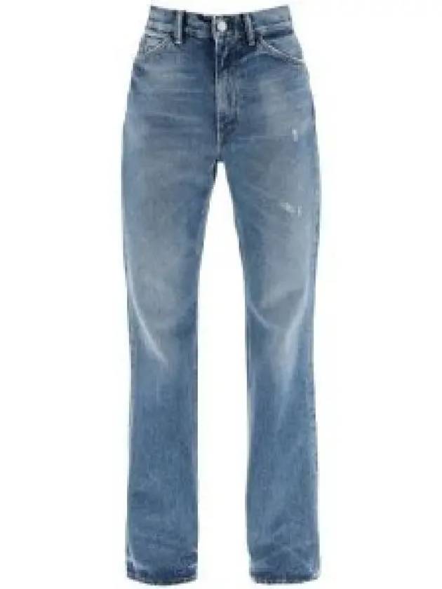 1977 Relax Fit Jeans Mid Blue - ACNE STUDIOS - BALAAN 2