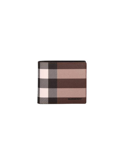 Vintage Check 2-Fold Half Wallet Dark Birch Brown - BURBERRY - BALAAN 2