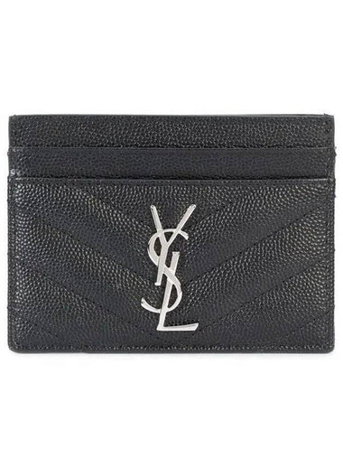 423291 Monogram Matelasse Card Wallet 271465 1008340 - SAINT LAURENT - BALAAN 1