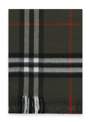 Vintage check cashmere muffler khaki 8091010 - BURBERRY - BALAAN 1