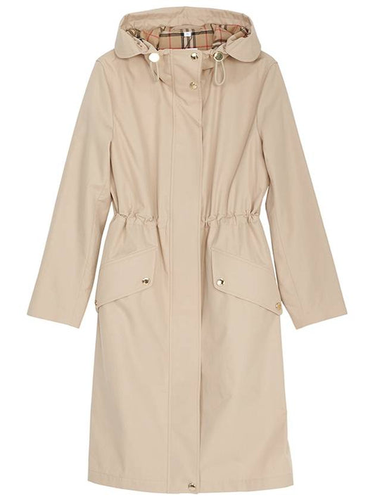 Drawstring Trench Coat Beige - BURBERRY - BALAAN 2