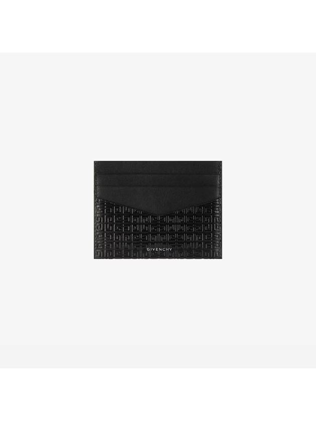 Logo 4G Card Wallet Black - GIVENCHY - BALAAN 3