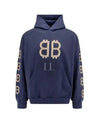 Crypto Medium Fit Hoodie Blue - BALENCIAGA - BALAAN 2