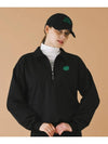 Windproof nylon long sleeve anorak BLACK - MONBIRDIE GOLF - BALAAN 5