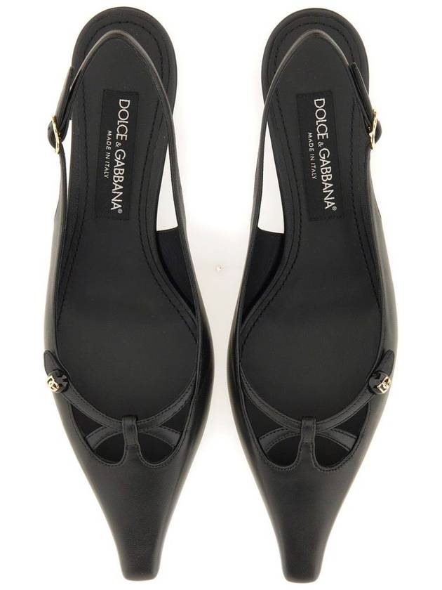 Dolce & Gabbana Black Leather Pumps - DOLCE&GABBANA - BALAAN 3