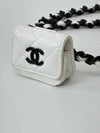 30s white iPod case belt bag 3VCHB24165 - CHANEL - BALAAN 2