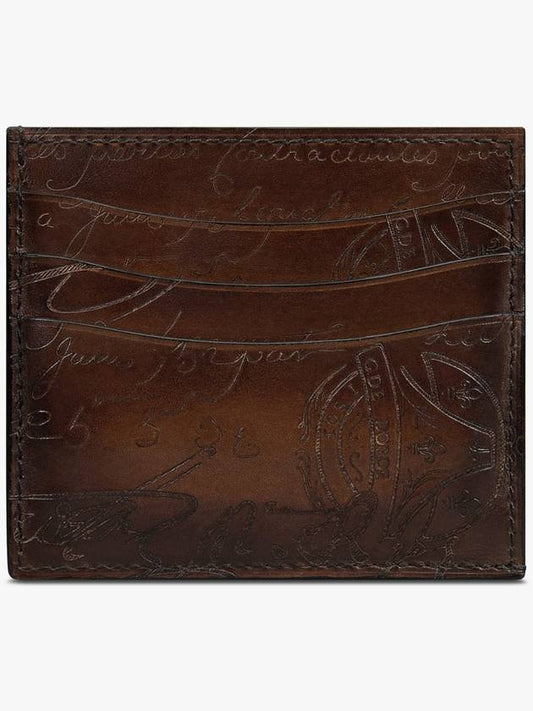 Bamboo 6CC Scritto Leather Card Holder - BERLUTI - BALAAN 1