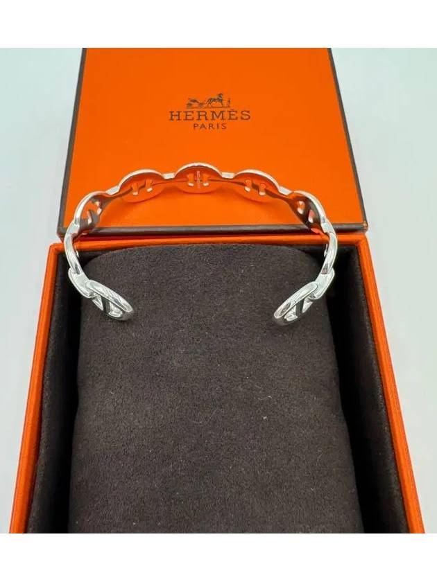 Hermes Medium Chaine D'ancre Enchainee Bracelet Sterling Silver - HERMES - BALAAN 4