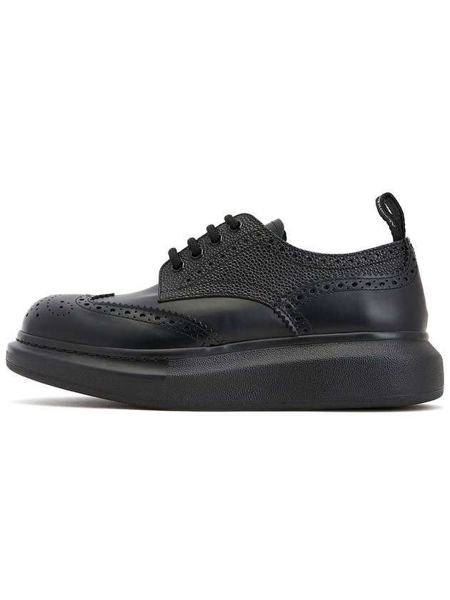 Men's Hybrid Lace-Up Derby Shoes Black - ALEXANDER MCQUEEN - BALAAN.