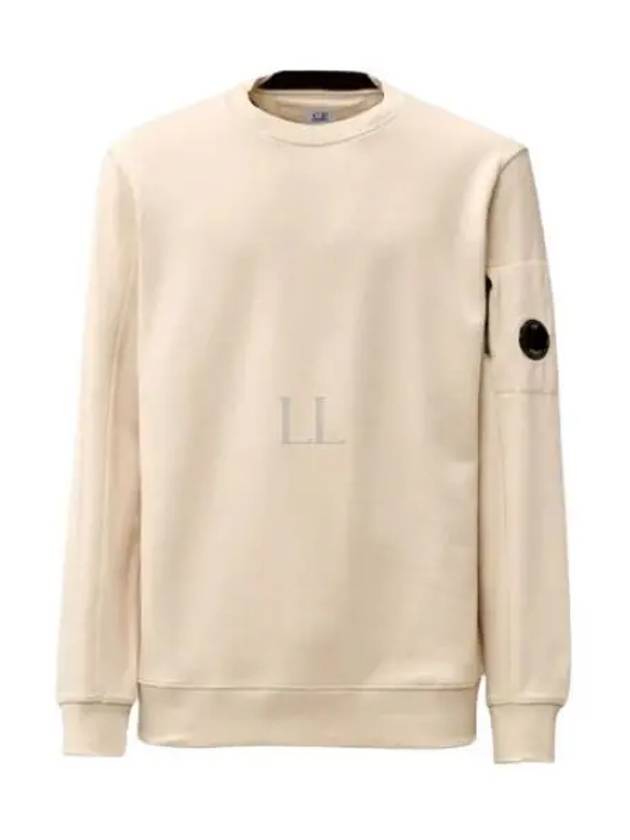 Light Fleece Sweatshirt Beige - CP COMPANY - BALAAN 2