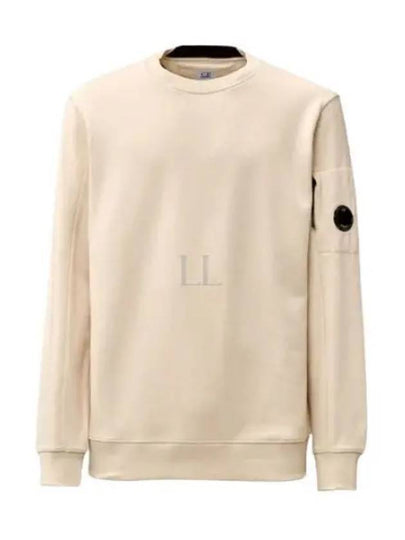 Light Fleece Sweatshirt Beige - CP COMPANY - BALAAN 2