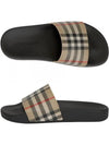 Check FURLEY Slippers Beige - BURBERRY - BALAAN 2