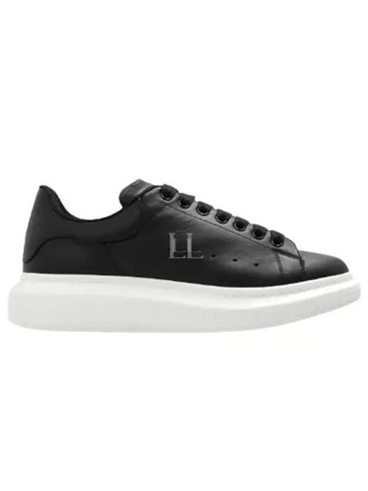 Oversized Lace-Up Low-Top Sneakers Black - ALEXANDER MCQUEEN - BALAAN 2