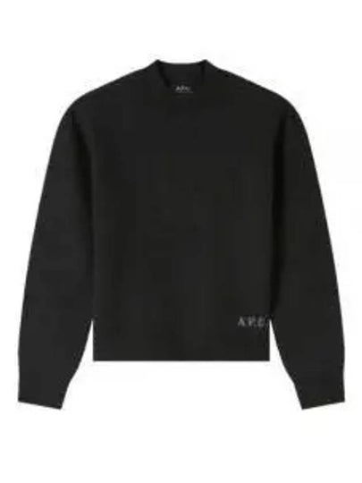 Esther Wool Knit Top Black - A.P.C. - BALAAN 2