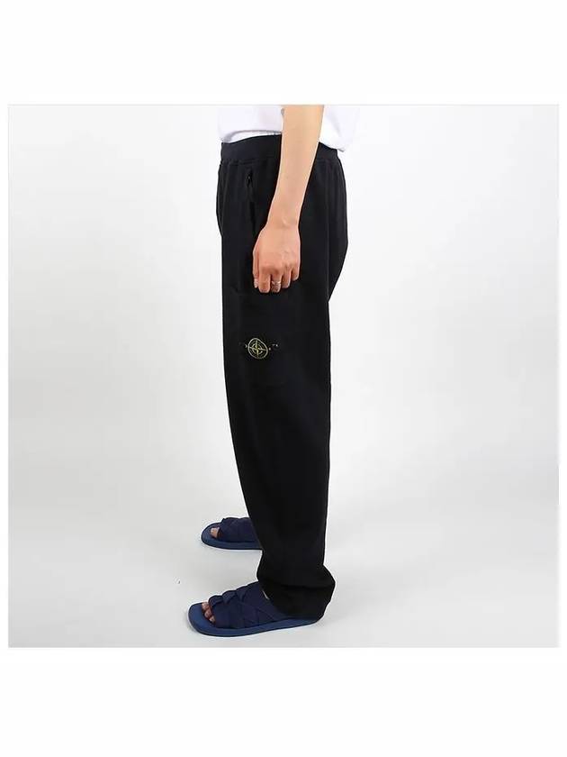 Old Treatment Cargo Track Pants Navy - STONE ISLAND - BALAAN 4