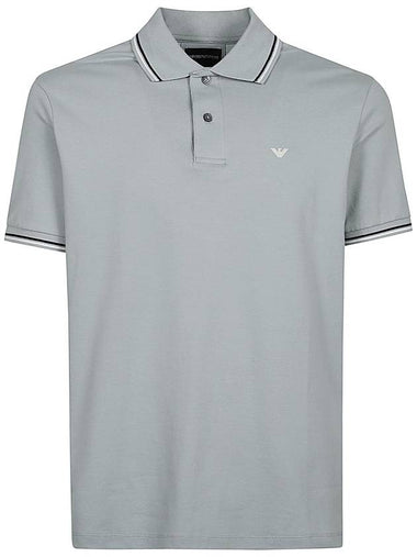 Emporio Armani T-shirts and Polos Clear Blue - EMPORIO ARMANI - BALAAN 1