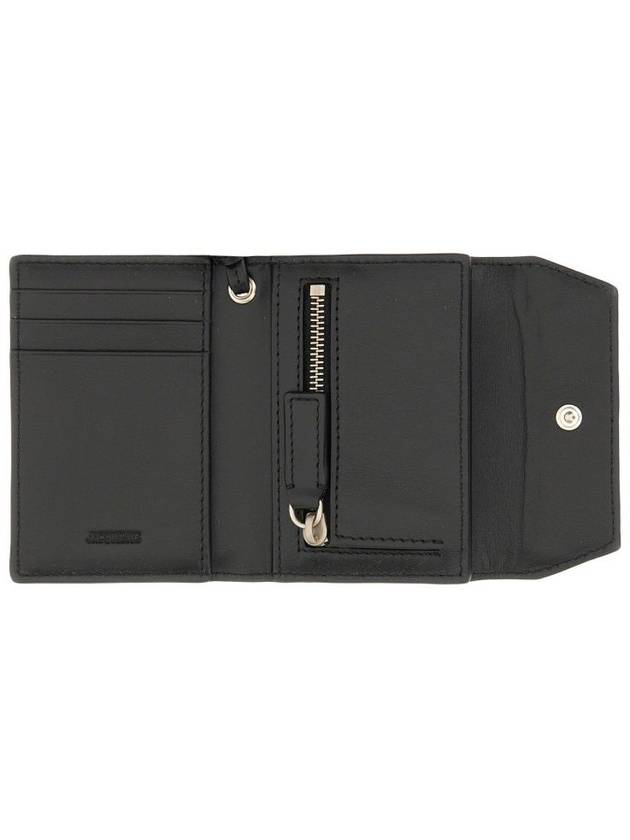 Le Porte Envelope Card Wallet Black - JACQUEMUS - BALAAN 4