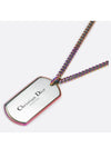 CD Couture Plate Pendant Necklace - DIOR - BALAAN 10