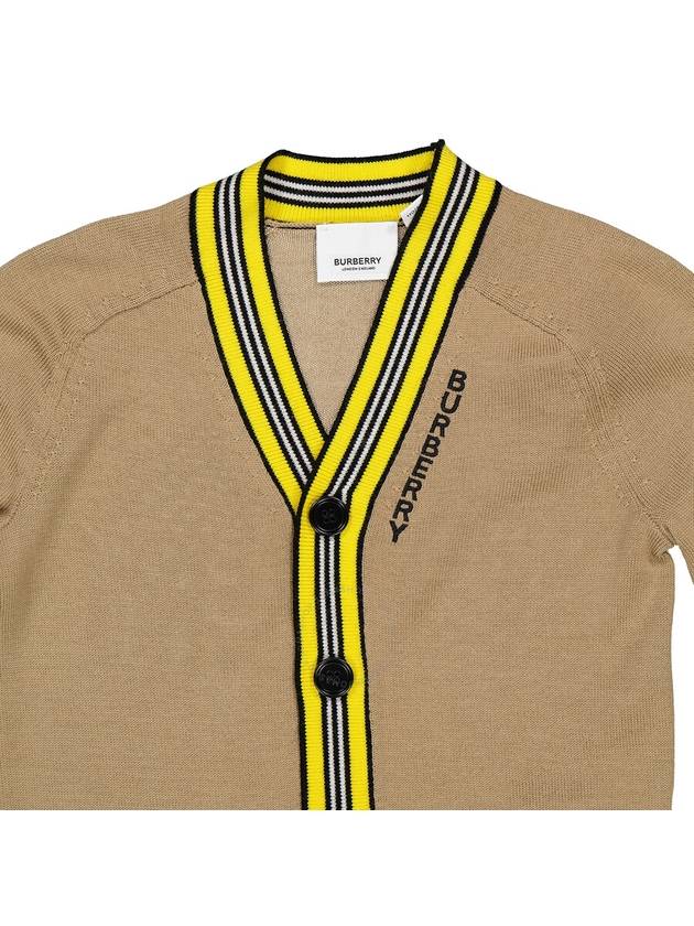 Burberry Boys Archive Beige Icon Stripe Cardigan, Size 4Y - BURBERRY - BALAAN 3