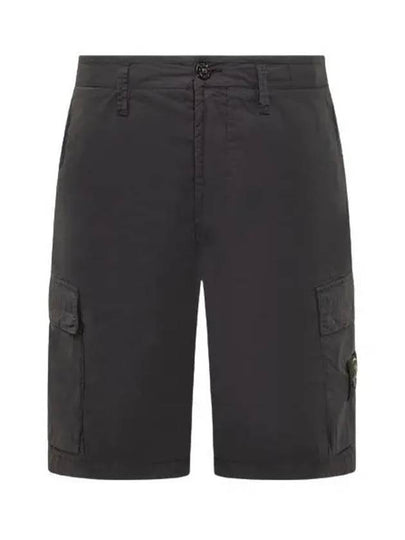 Light Stretch Cotton Bermuda Regular Fit Shorts Navy - STONE ISLAND - BALAAN 2