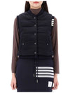 Reversible Merino Wool Vest FKV177A 415 - THOM BROWNE - BALAAN 5