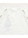 white cutout tee - MERLETTE - BALAAN 6