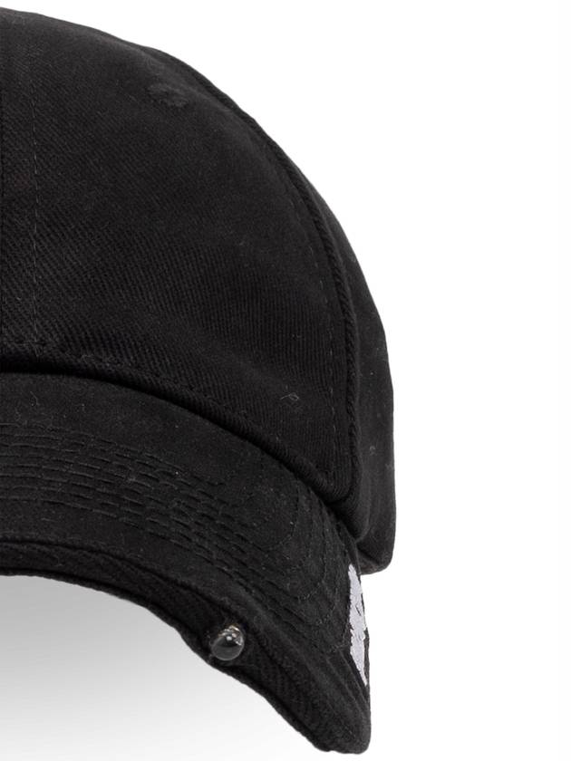 Cotton Base Ball Cap Black - BALENCIAGA - BALAAN 5