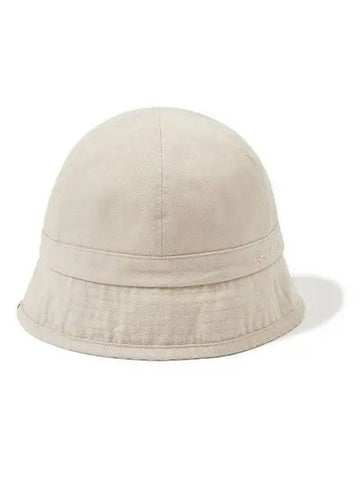 Cotton Women s Bucket Hat Light Beige S23SWFBH34 - SNOW PEAK - BALAAN 1