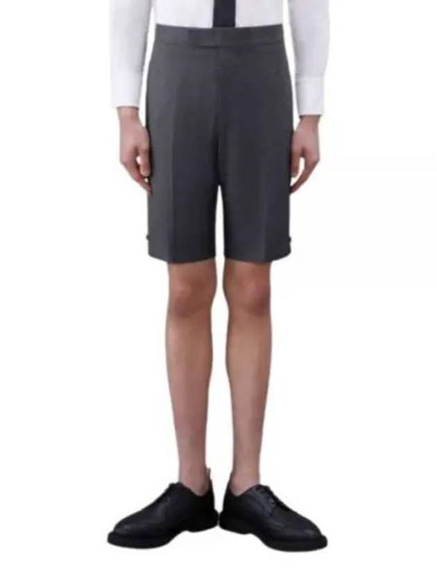 Twill Classic Backstrap Shorts Grey - THOM BROWNE - BALAAN 2