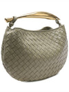 Sardine Intrecciato Tote Bag Khaki - BOTTEGA VENETA - BALAAN 4