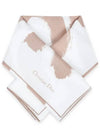 Miss Dior Graffiti 70 Square Silk Twill Scarf Rose White - DIOR - BALAAN 2