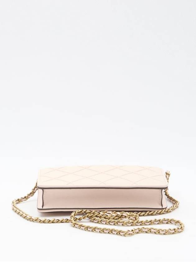 Fleming Soft Grained Chain Wallet - TORY BURCH - BALAAN 3