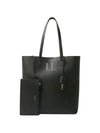 North South Shopping Tote Bag Black - SAINT LAURENT - BALAAN 2