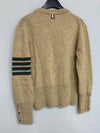 Diagonal full pullover Shetland knit 105 - THOM BROWNE - BALAAN 6