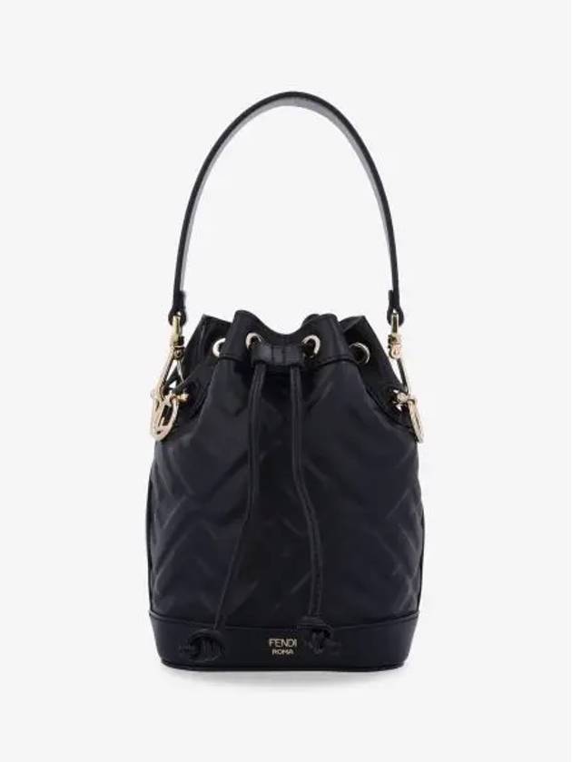 Mon Tresor FF Motif Leather Mini Bag Black - FENDI - BALAAN 2