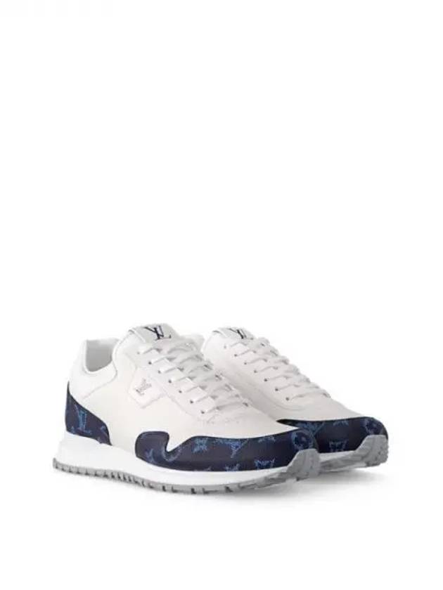 Run Away Sports Low Top Sneakers Blue Marine White - LOUIS VUITTON - BALAAN 2