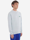 Double Monochrome Fox Head Patch Classic Sweatshirt Light Blue - MAISON KITSUNE - BALAAN 4