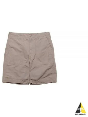 24 Fatigue Short B Khaki Cotton Ripstop 24S1E003 OR271 CT030 Shorts - ENGINEERED GARMENTS - BALAAN 1