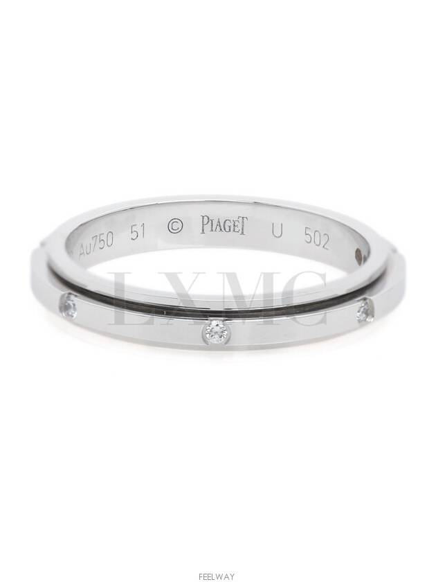 Possession Ring Rhodium 18K White Gold Diamond WG No 51 - PIAGET - BALAAN 1