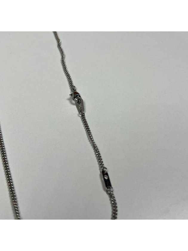 LV Instinct Pendant Necklace Silver - LOUIS VUITTON - BALAAN.