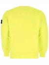 Men's Wappen Patch Sweatshirt Neon Green - STONE ISLAND - BALAAN 4