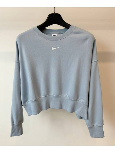 Sportswear Phoenix Fleece Crew Neck Sweatshirt Light Armory Blue - NIKE - BALAAN 2