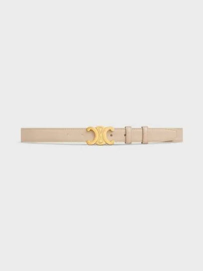 Triomphe Taurillon Medium Leather Belt Nude - CELINE - BALAAN 2