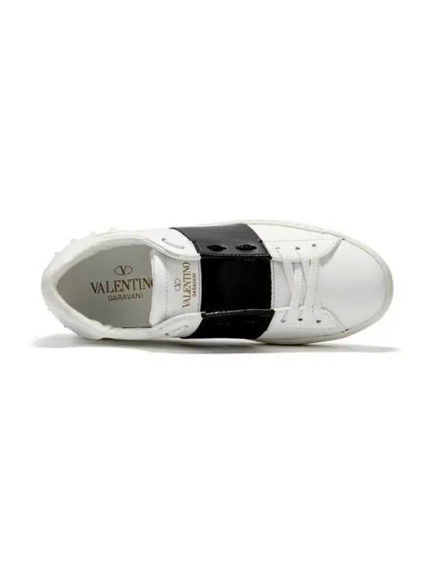 Valentino 1W2S0781 BLU A01 Hidden Open Matte Band Black Sneakers - RED VALENTINO - BALAAN 3